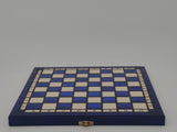 Chess game - 32 cm tourist - Blue