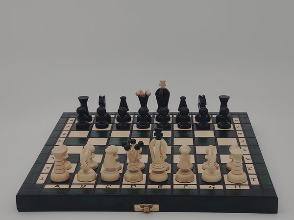 Jogo de xadrez - turista de 32 cm - emeraude